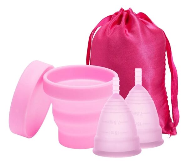 Coletor menstrual reutilizável copinho mestruação silicone Inciclo